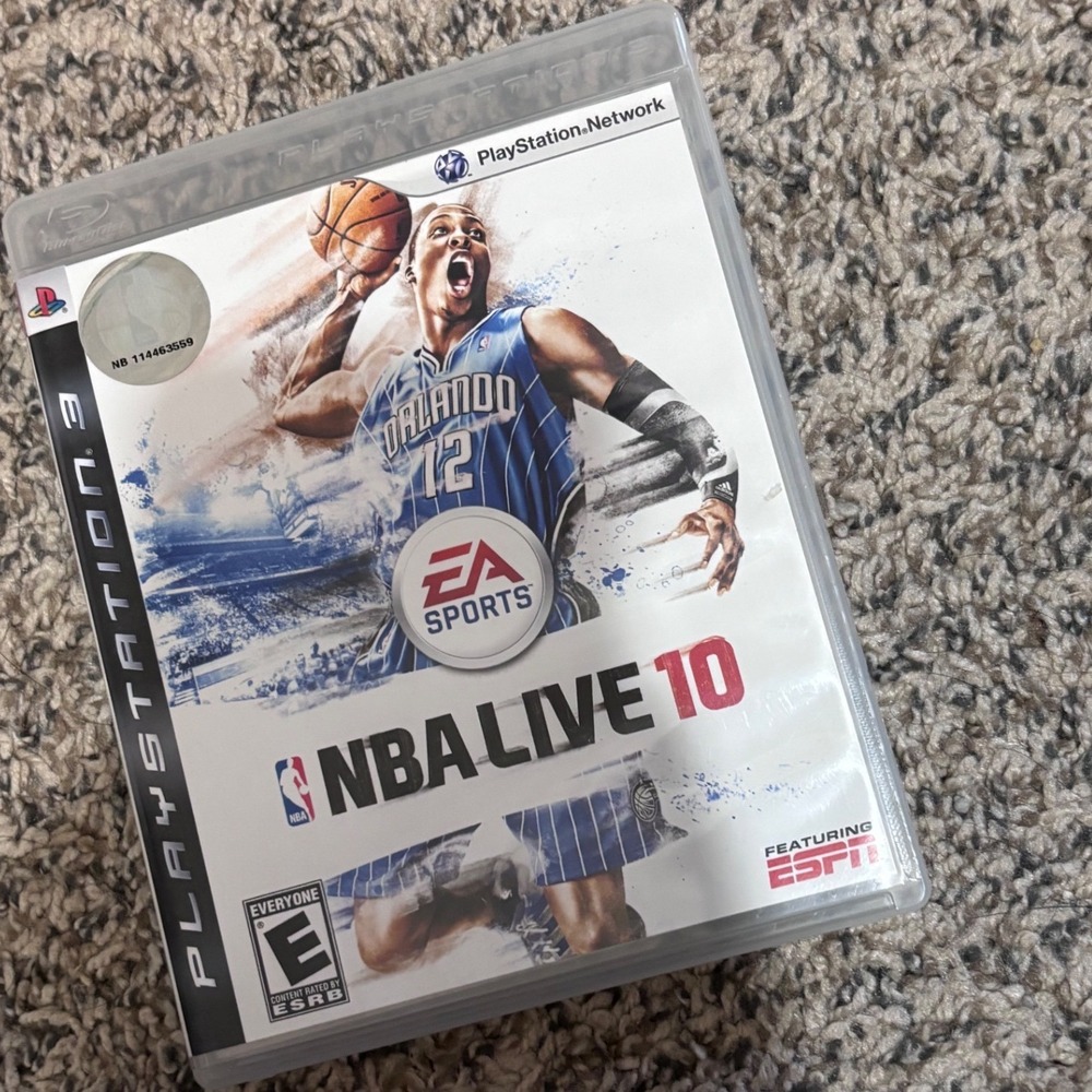 NBA Live 10 Sony PlayStation 3 PS3 Game EA Sports Basketball Dwight Howard Cover